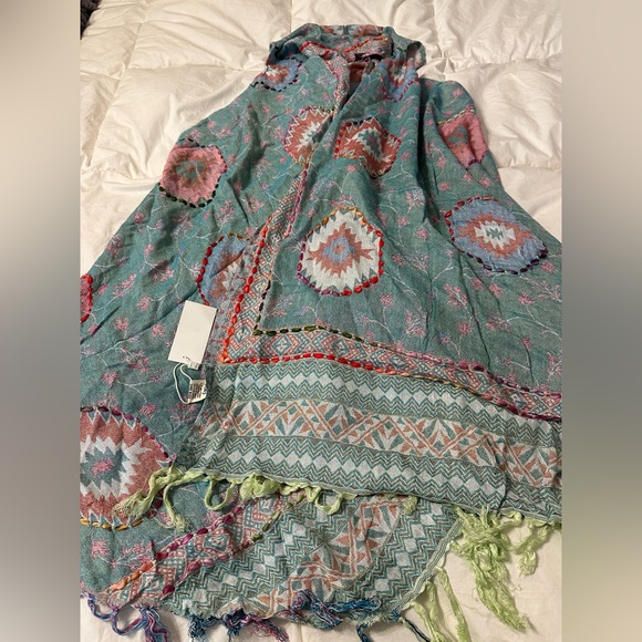 Raj Multicolor Patterned Rosie Thick Stitch Vest - NWT - OS - Picture 7 of 11